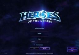 Heroes of the Storm (Starter Pack) Title Screen